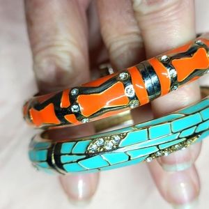 Bangels that open with rhinestones